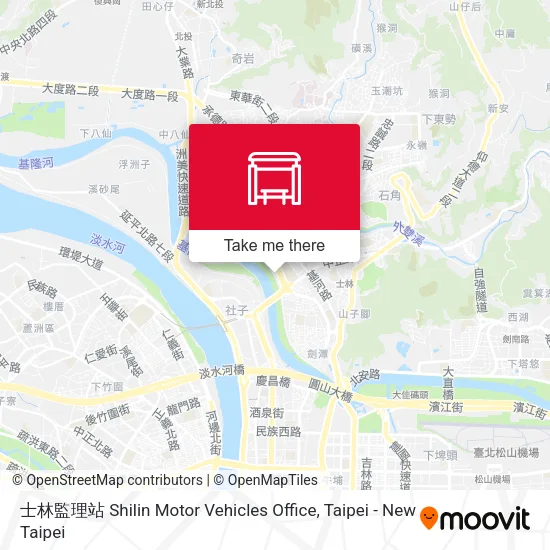 士林監理站 Shilin Motor Vehicles Office map