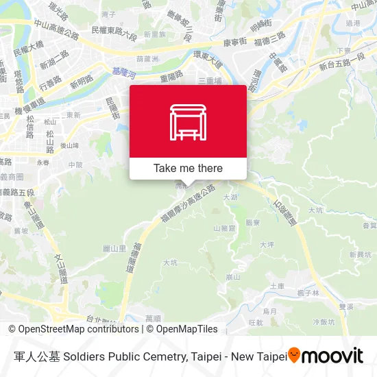 軍人公墓 Soldiers Public Cemetry map