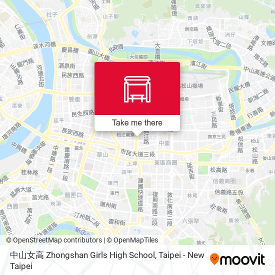 中山女高 Zhongshan Girls High School map