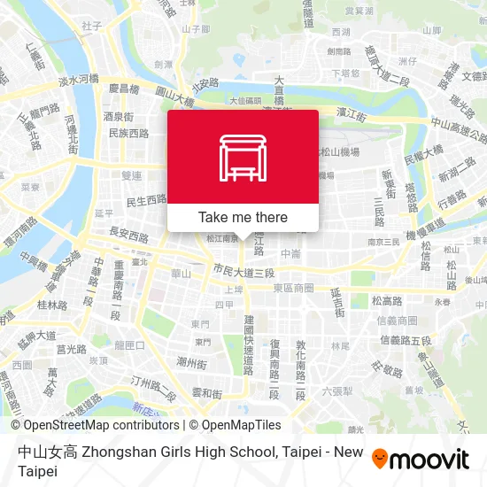 中山女高 Zhongshan Girls High School map