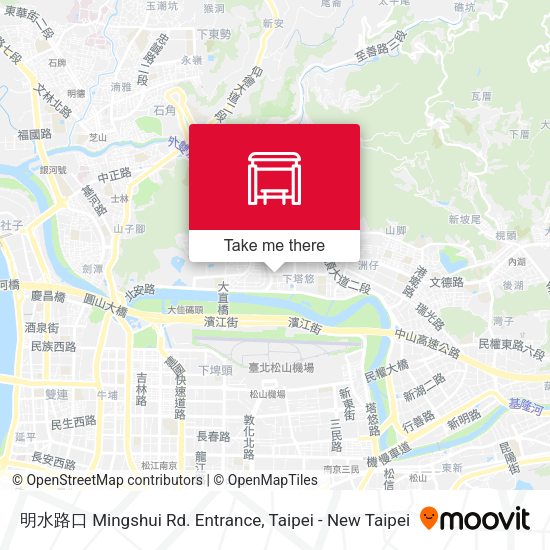 明水路口 Mingshui Rd. Entrance地圖
