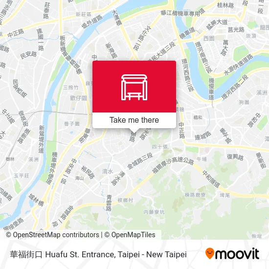 華福街口 Huafu St. Entrance map