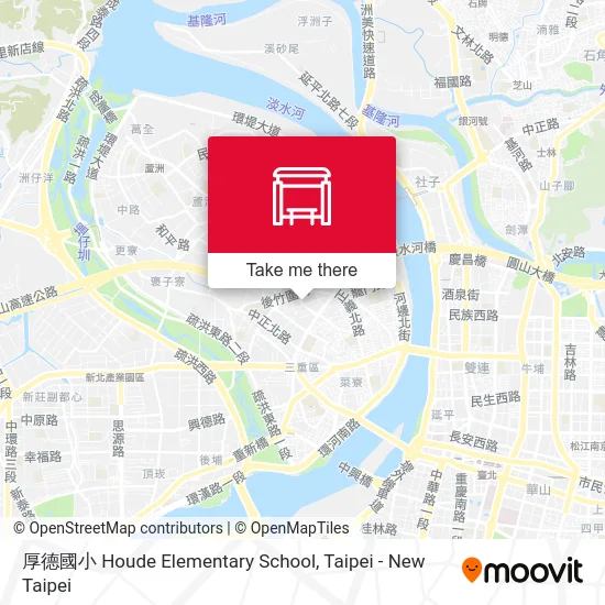 厚德國小 Houde Elementary School map