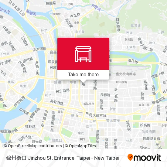 錦州街口 Jinzhou St. Entrance map