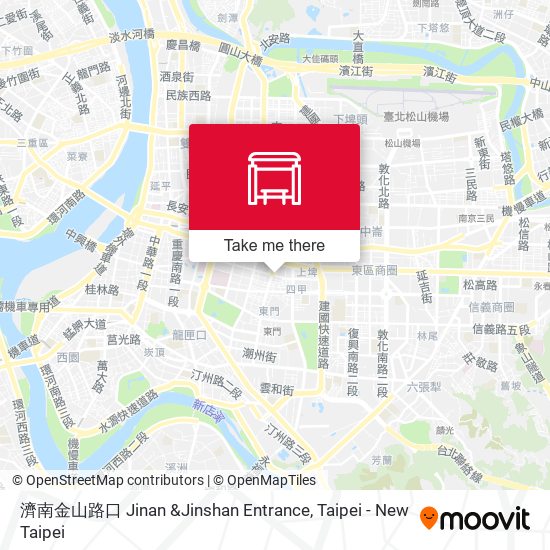 濟南金山路口 Jinan &Jinshan  Entrance map