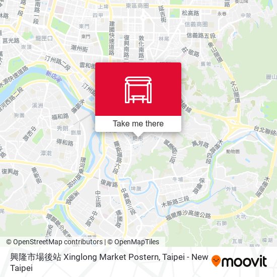 興隆市場後站 Xinglong Market Postern地圖