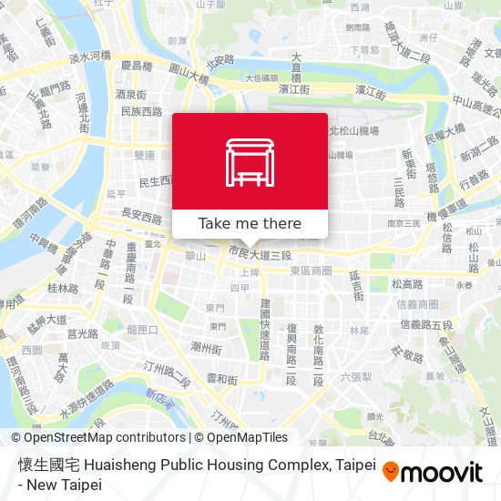 懷生國宅 Huaisheng Public Housing Complex map