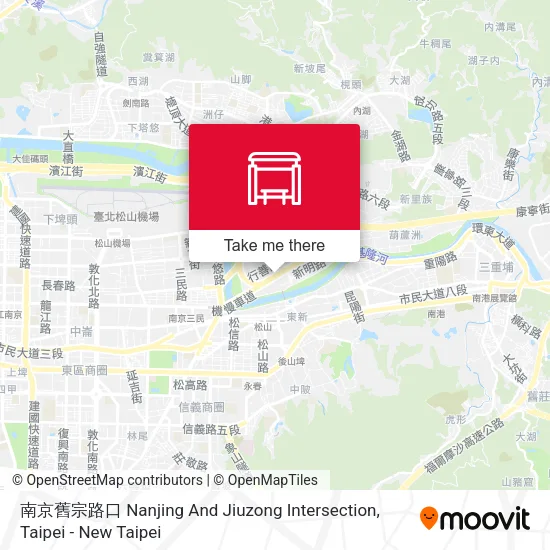 南京舊宗路口 Nanjing And Jiuzong Intersection map