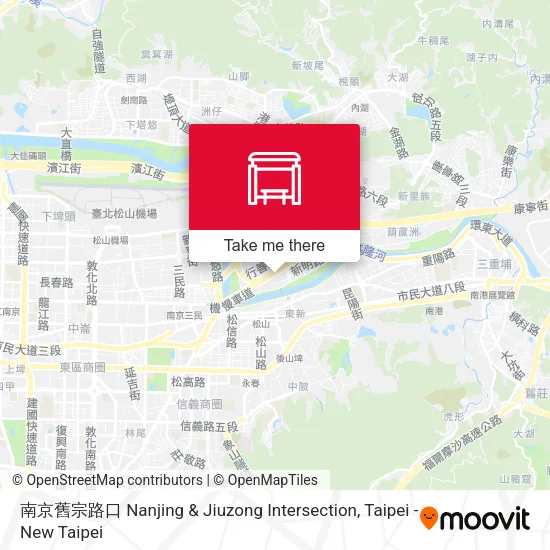 南京舊宗路口 Nanjing & Jiuzong Intersection map