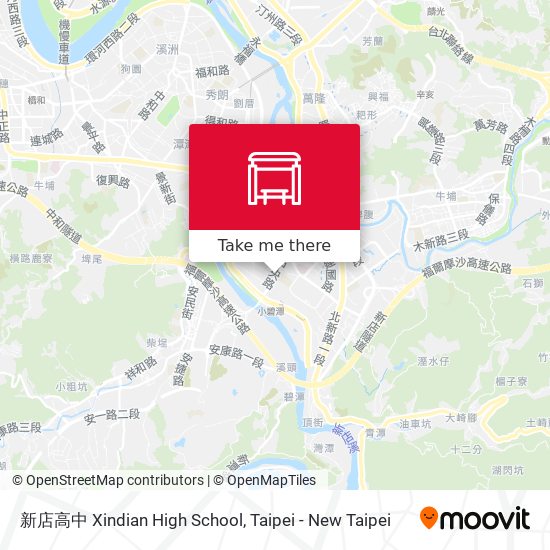 新店高中 Xindian High School map