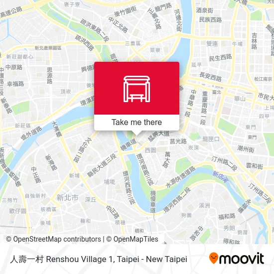 人壽一村 Renshou Village 1 map