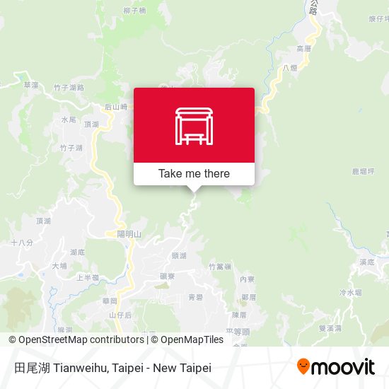 田尾湖 Tianweihu map