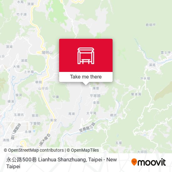 永公路500巷 Lianhua Shanzhuang map