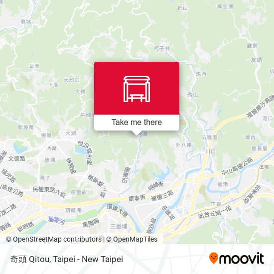 奇頭 Qitou map