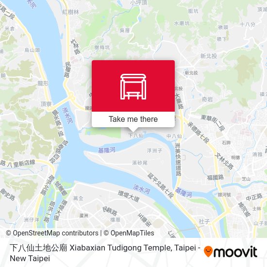 下八仙土地公廟 Xiabaxian Tudigong Temple map