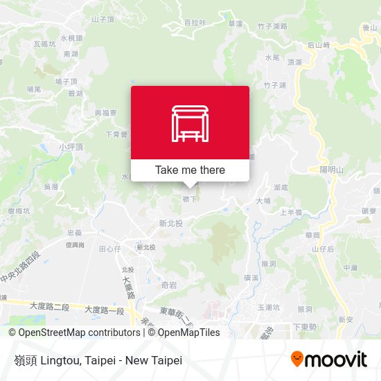 嶺頭 Lingtou map