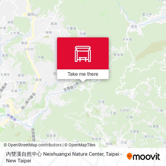 內雙溪自然中心 Neishuangxi Nature Center map