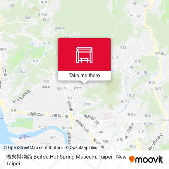 溫泉博物館 Beitou Hot Spring Museum地圖