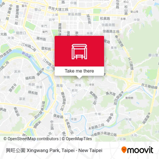 興旺公園 Xingwang Park map