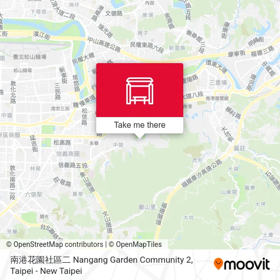 南港花園社區二 Nangang Garden Community 2 map