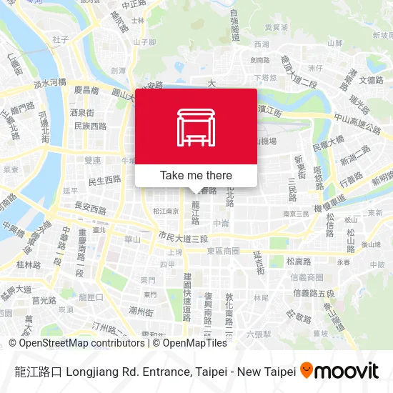 龍江路口 Longjiang Rd. Entrance map