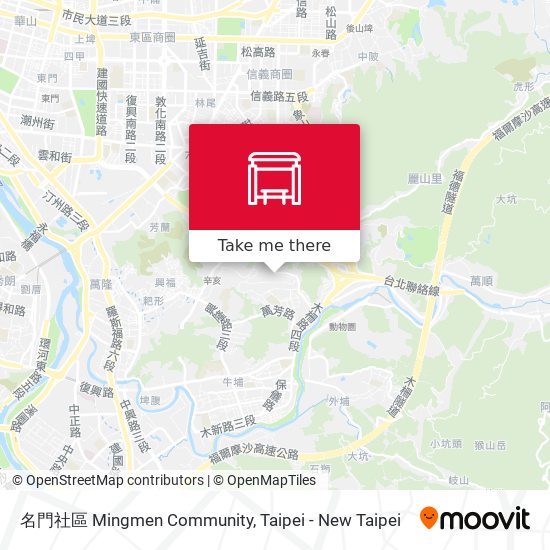 名門社區 Mingmen Community map