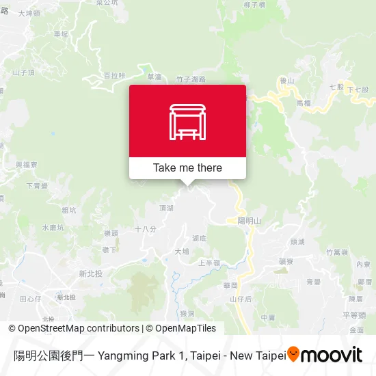 陽明公園後門一 Yangming Park 1 map