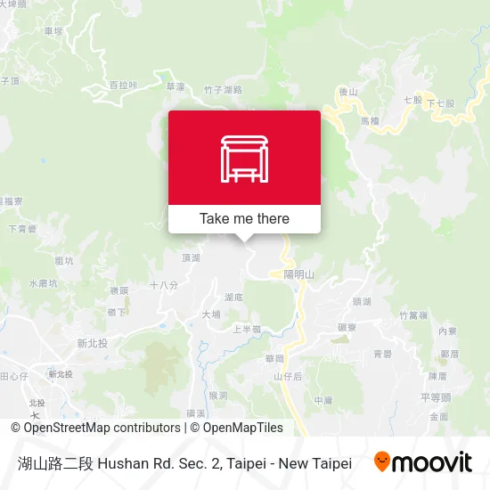湖山路二段 Hushan Rd. Sec. 2地圖