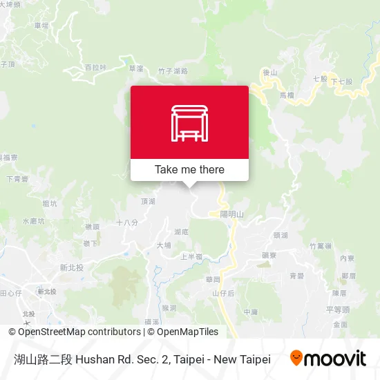 湖山路二段 Hushan Rd. Sec. 2地圖