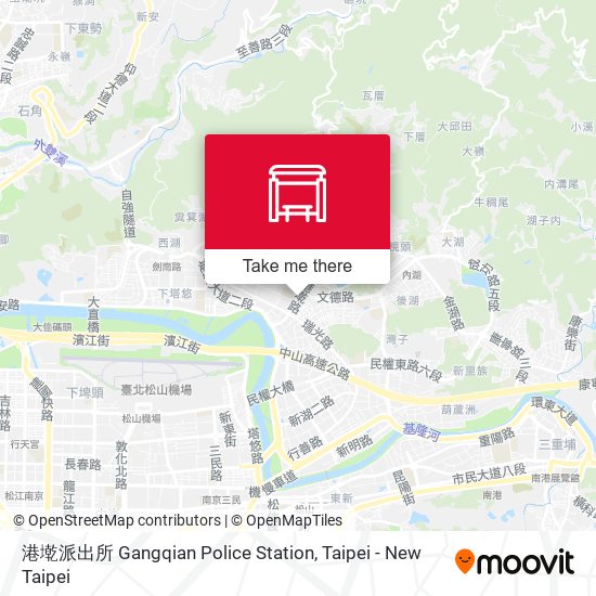 港墘派出所 Gangqian Police Station map