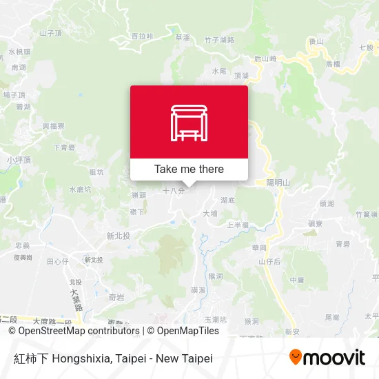 紅柿下 Hongshixia map