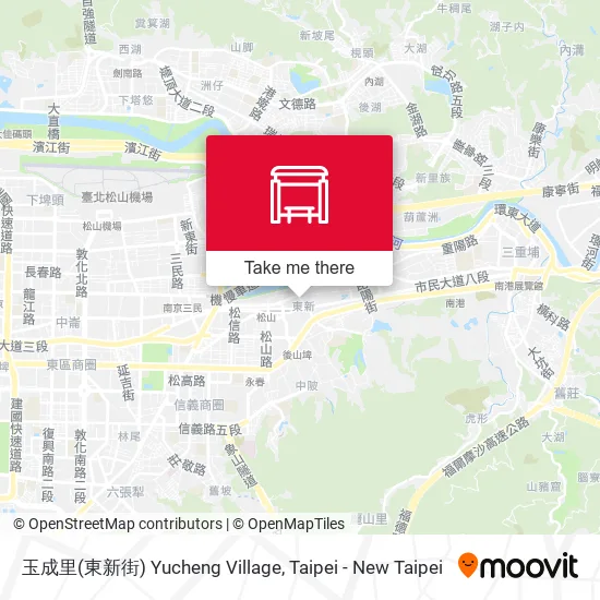 玉成里(東新街) Yucheng Village map