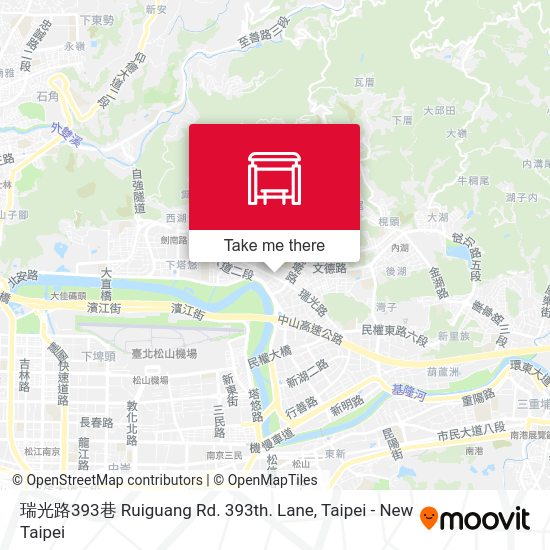 瑞光路393巷 Ruiguang Rd. 393th. Lane map