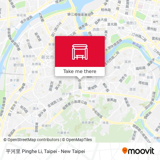 平河里 Pinghe Li map
