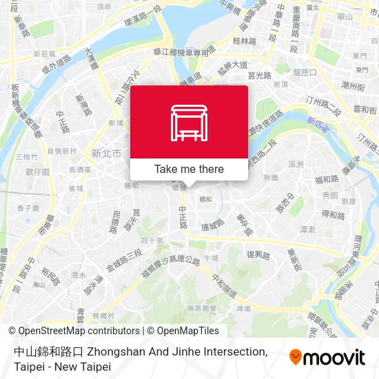 中山錦和路口 Zhongshan And Jinhe Intersection map