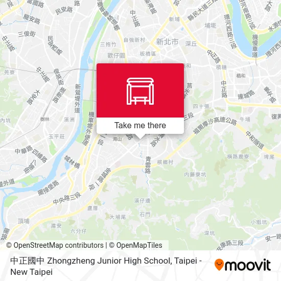 中正國中 Zhongzheng Junior High School map