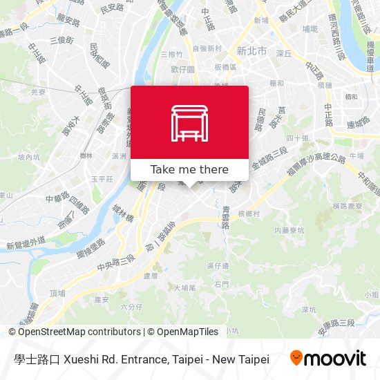 學士路口 Xueshi Rd. Entrance map