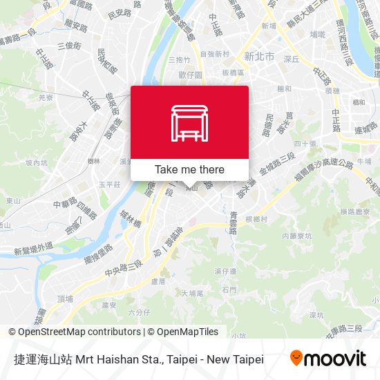 捷運海山站 Mrt Haishan Sta.地圖