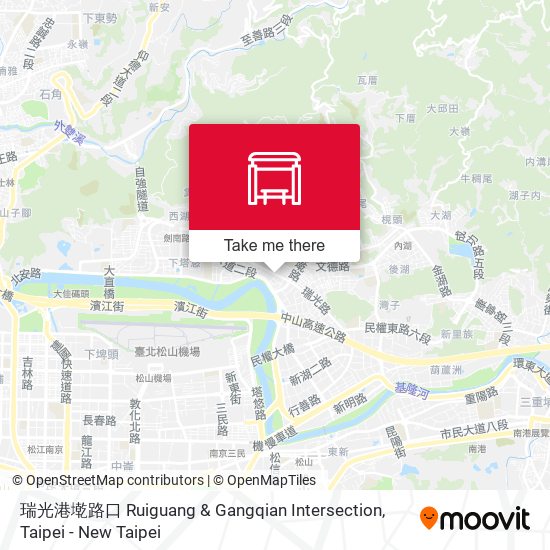 瑞光港墘路口 Ruiguang & Gangqian Intersection地圖