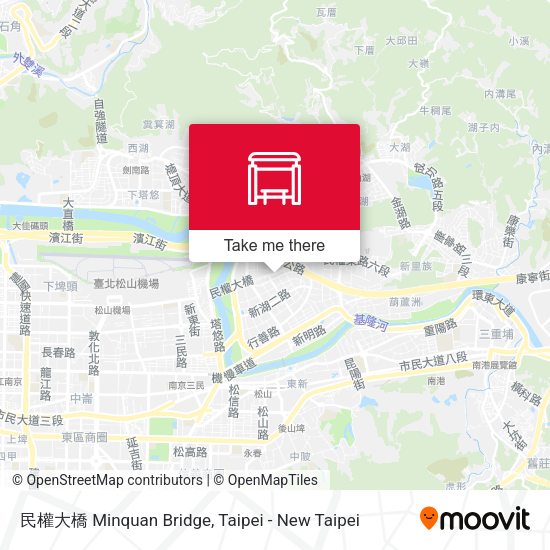 民權大橋 Minquan Bridge map