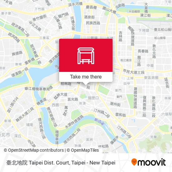 臺北地院 Taipei Dist. Court map