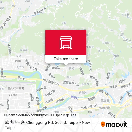 成功路三段 Chenggong Rd. Sec. 3 map