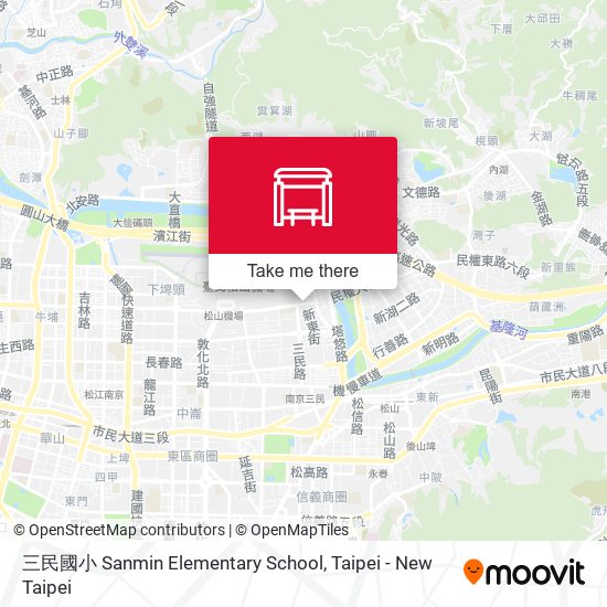 三民國小 Sanmin Elementary School map