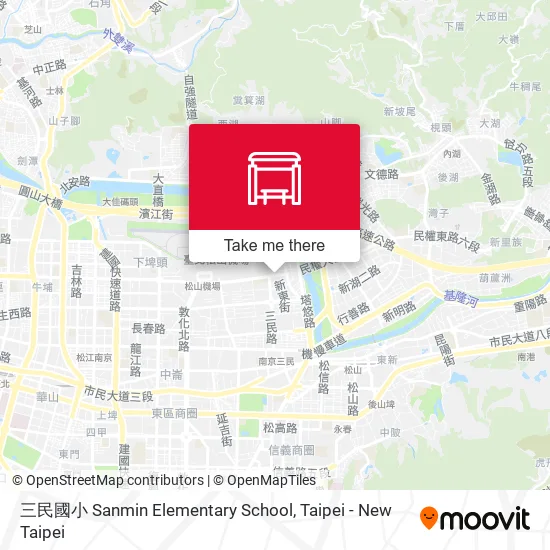 三民國小 Sanmin Elementary School map