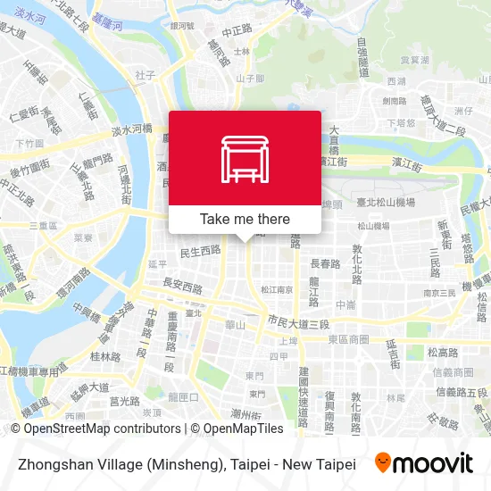 中山里(民生) Zhongshan Village (Minsheng)地圖