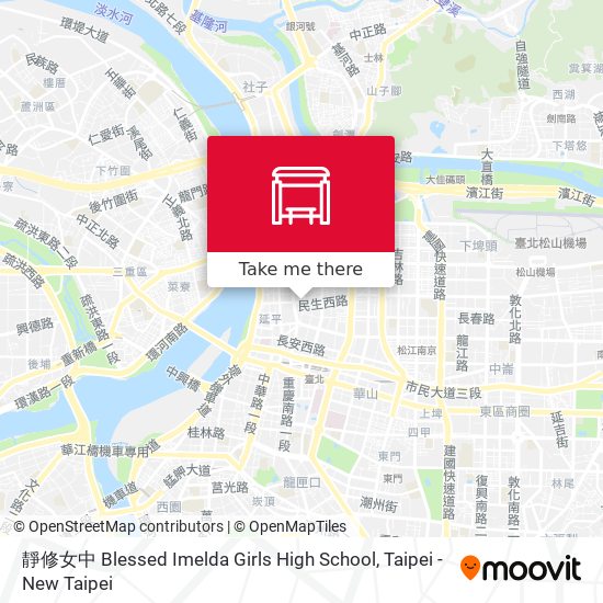 靜修女中 Blessed Imelda Girls High School map