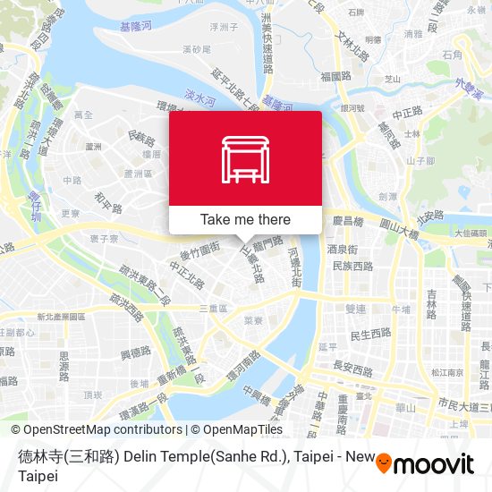 德林寺(三和路) Delin Temple(Sanhe Rd.) map