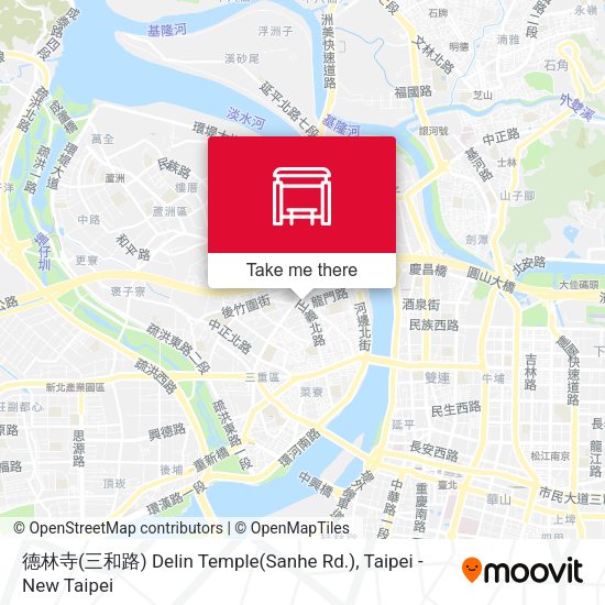 德林寺(三和路) Delin Temple(Sanhe Rd.) map