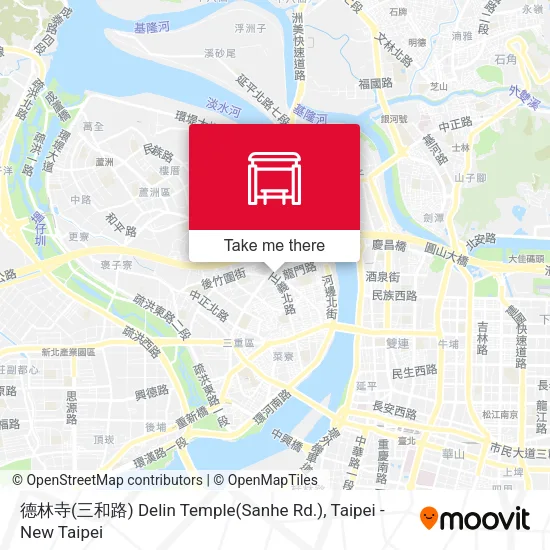 德林寺(三和路) Delin Temple(Sanhe Rd.)地圖