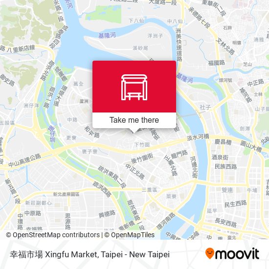 幸福市場 Xingfu Market map